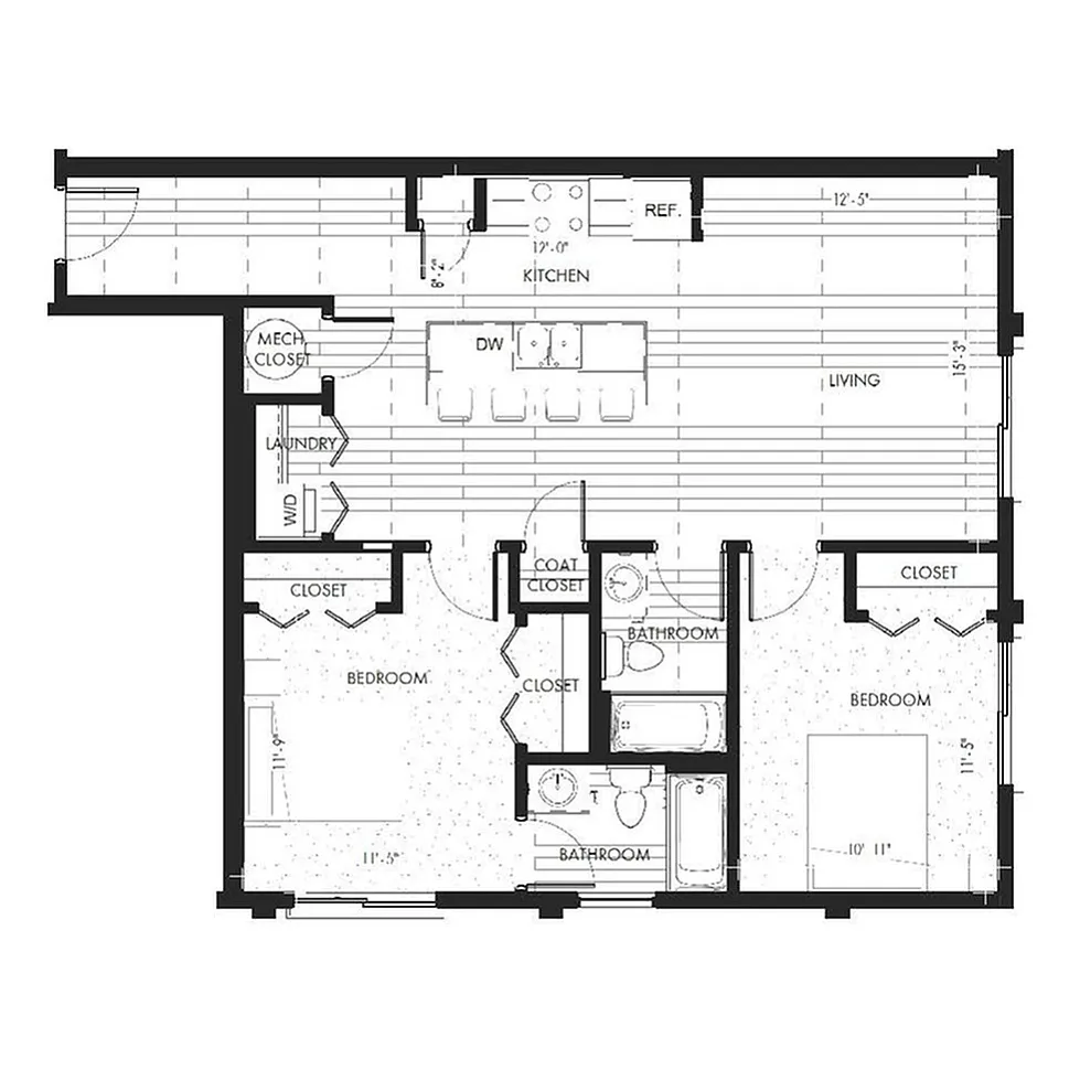 Monon Lofts - Tandem Floor Plan