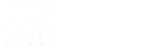 Modern 707 North Apartments logo in striking white font.