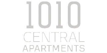 Modern logo for 1010 Central Apartments, showcasing sleek typography.