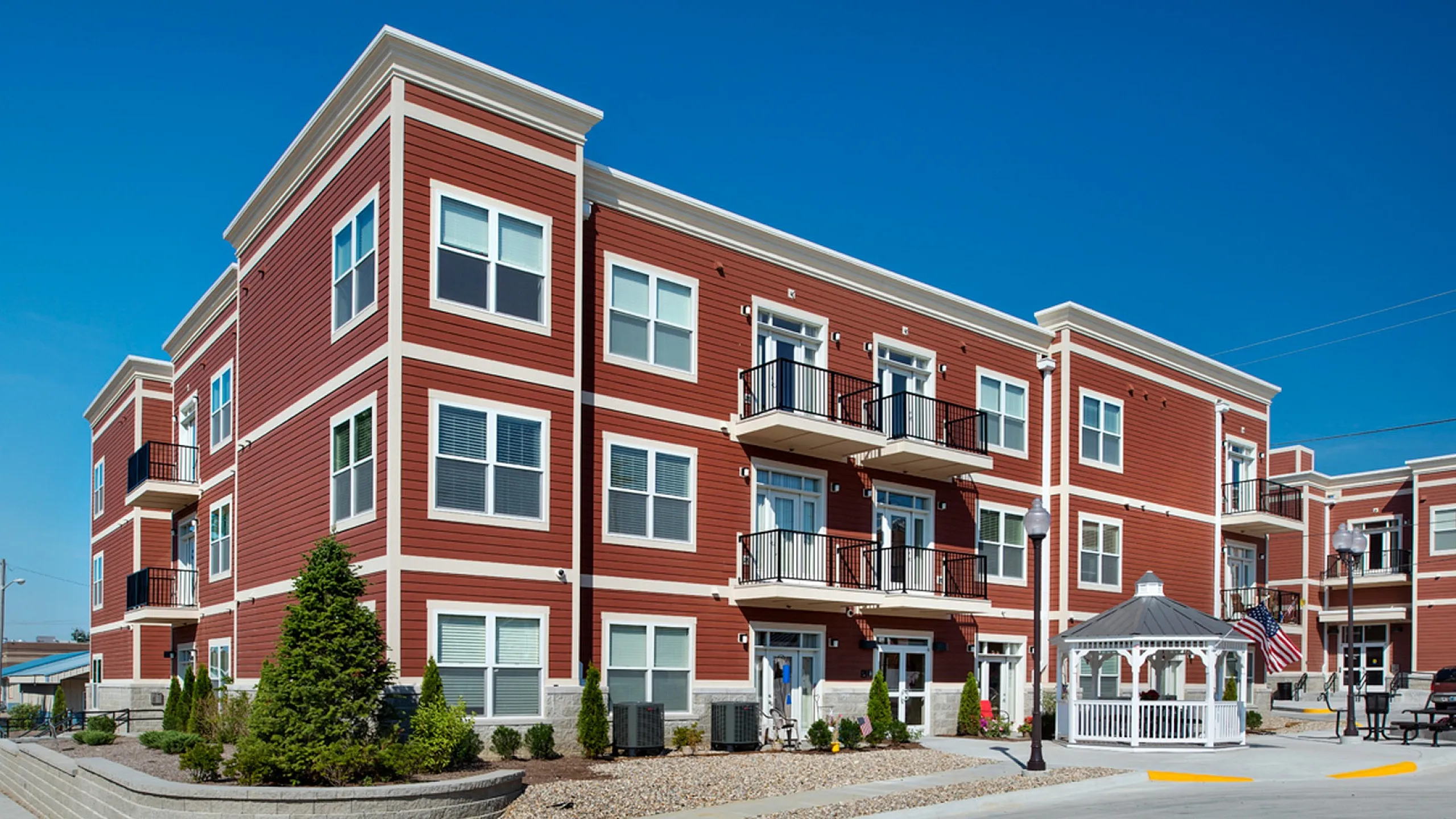 https://downtownterrace.com/ - Red Brick Exterior