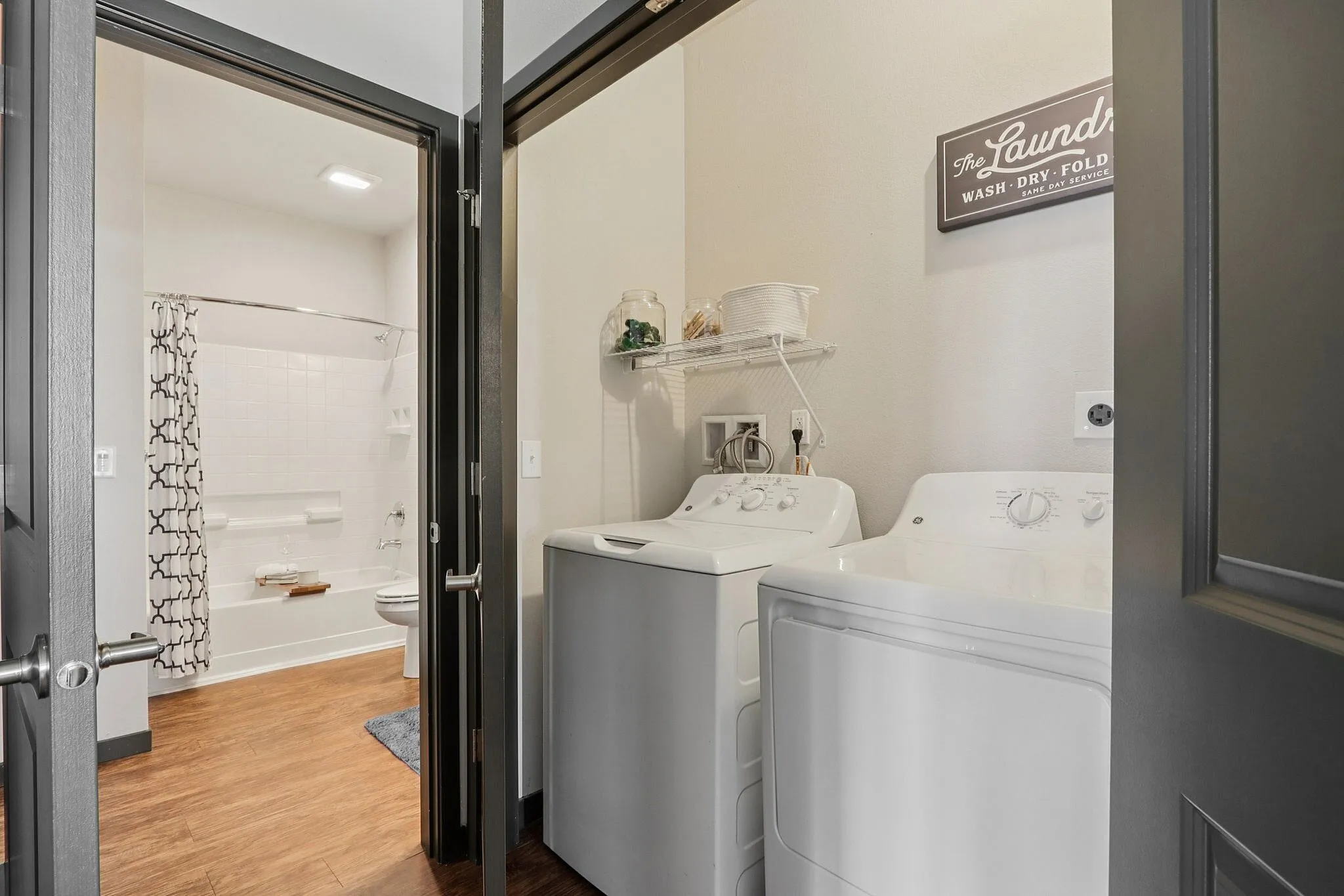 Washer and dryer