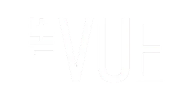Logo for 'The VUE' featuring bold and modern typography.