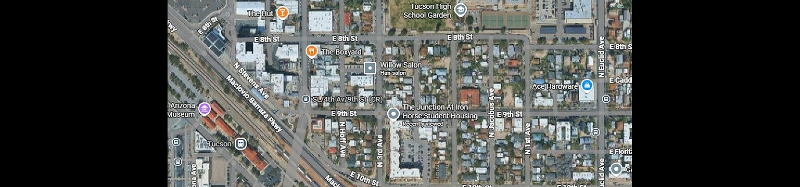 504 E. 9th St - Map