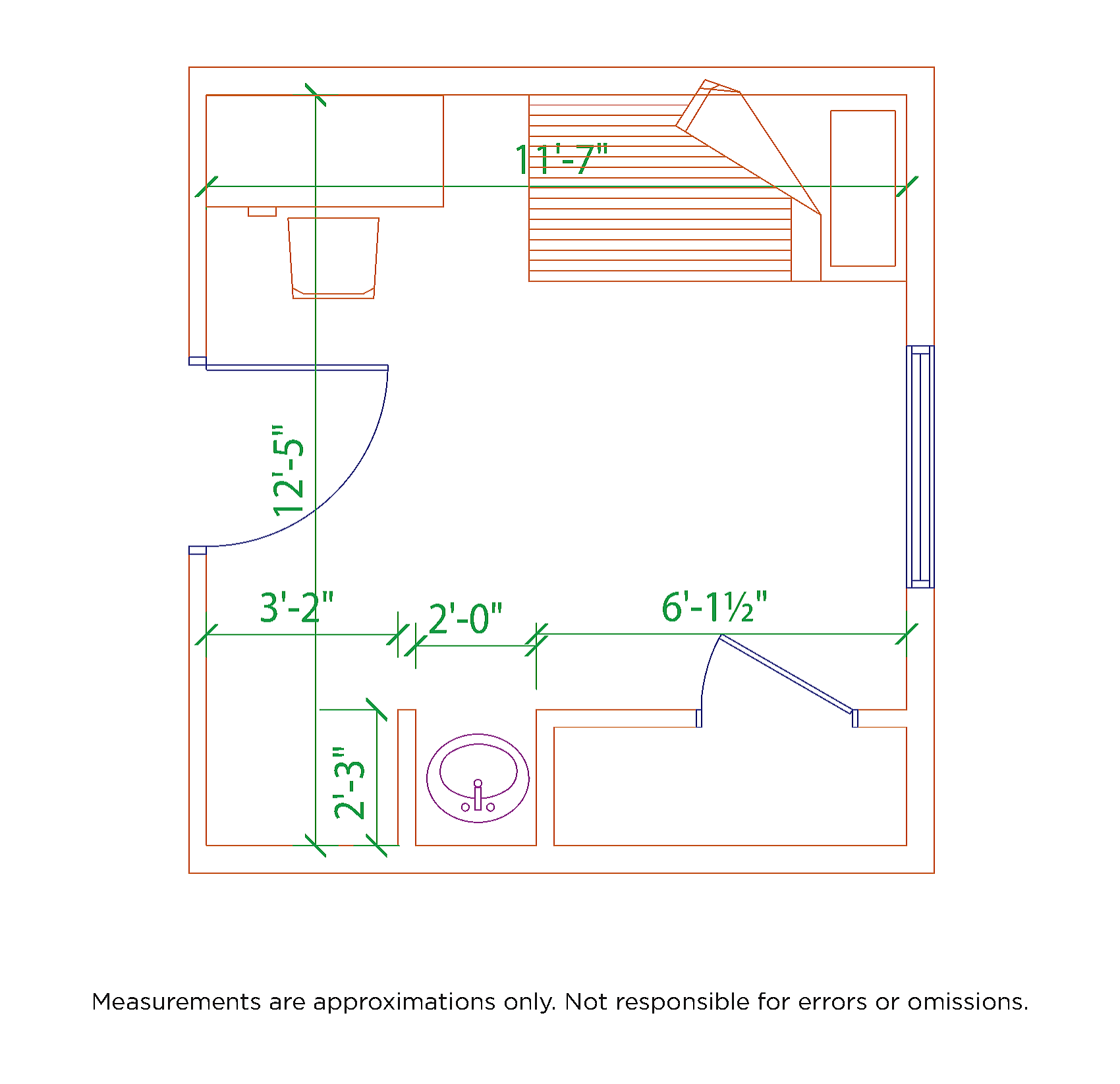 Elegantly designed Ivy House floor plan highlighting a compact luxury residence hall with essential amenities.
