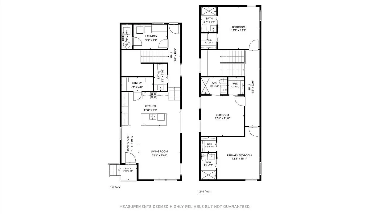 Elegant two-story floor plan featuring 3 spacious bedrooms, a modern kitchen with pantry, and an inviting living area. Includes multiple bathrooms and a functional laundry room in Fayetteville, AR.