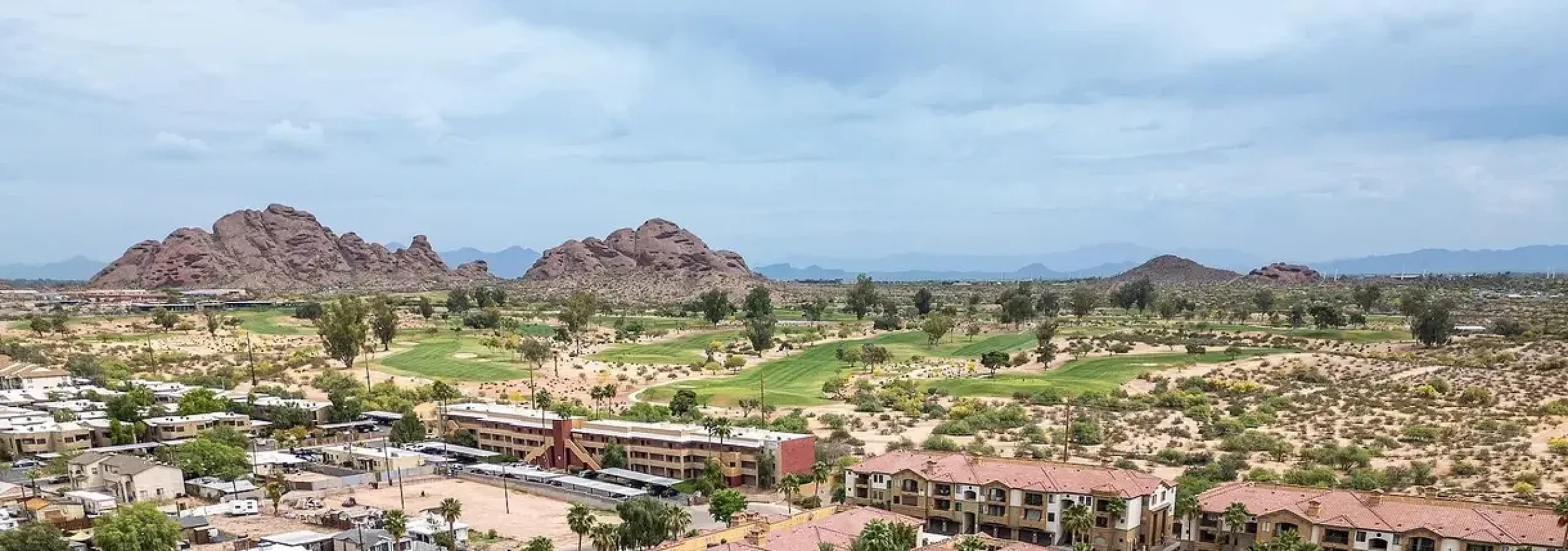 Image showing view of the Red Rocks behind Belaflora Apartments