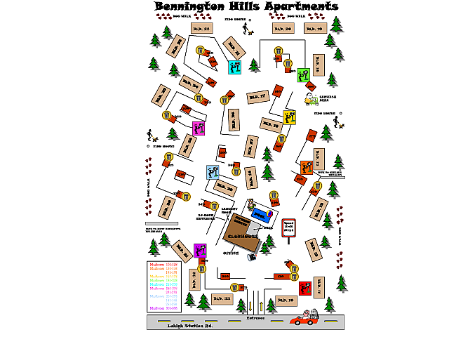 Bennington Hills Apartments Map