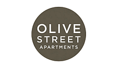 Olive Street Apartments logo featuring a clean, modern design with bold typography.