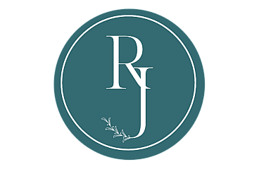 Elegant typography design featuring 'River Junction' with a stylish floral accent.