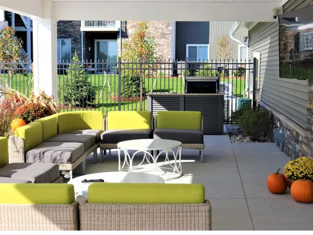 Image of Covered Outdoor Lounge for Ridge45 Apartments