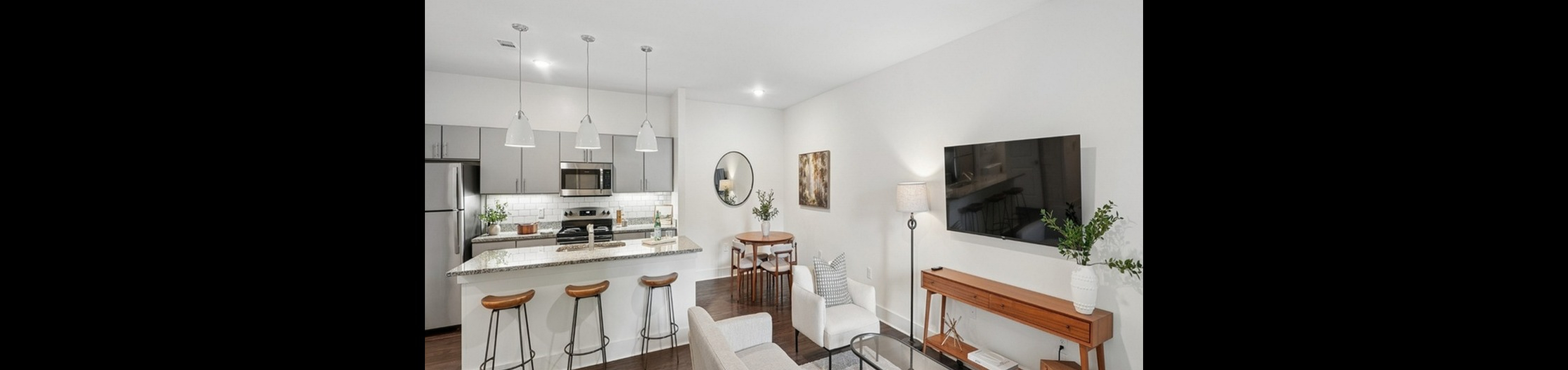 Villas at Old 441 - Open Plan Living Area