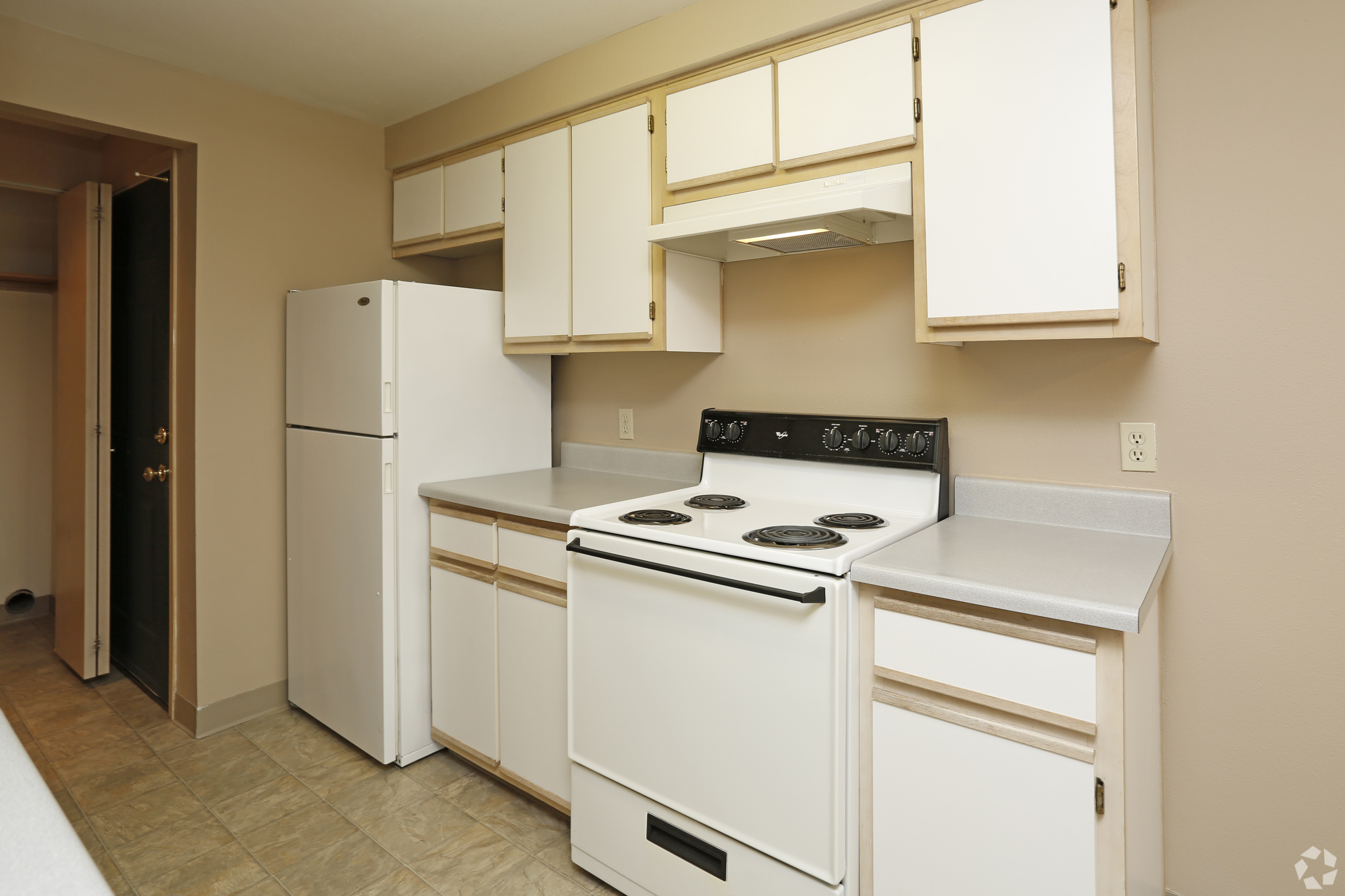 Bright kitchen featuring sleek cabinetry, spacious countertops, and modern appliances for an inviting cooking space.
