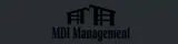 MDI Management logo featuring modern and sleek building silhouettes.