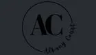 Elegant logo design featuring the initials AC with a stylish circular frame, representing Albany Court.