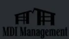 MDI Management logo featuring a stylized architectural design, conveying professionalism and property management expertise.