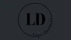 Elegant circular logo with 'LD' initials, representing urban apartment lifestyle.