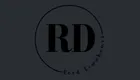 Sleek and modern RD logo with a minimalist circular design, perfect for contemporary branding.