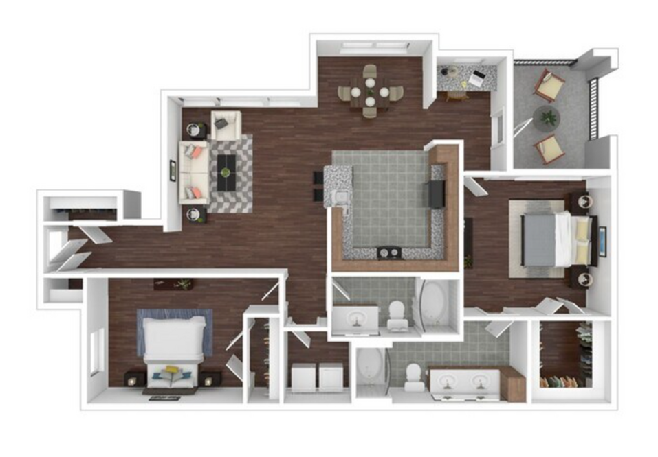 The Pointe at Victoria - Floor Plan Layout