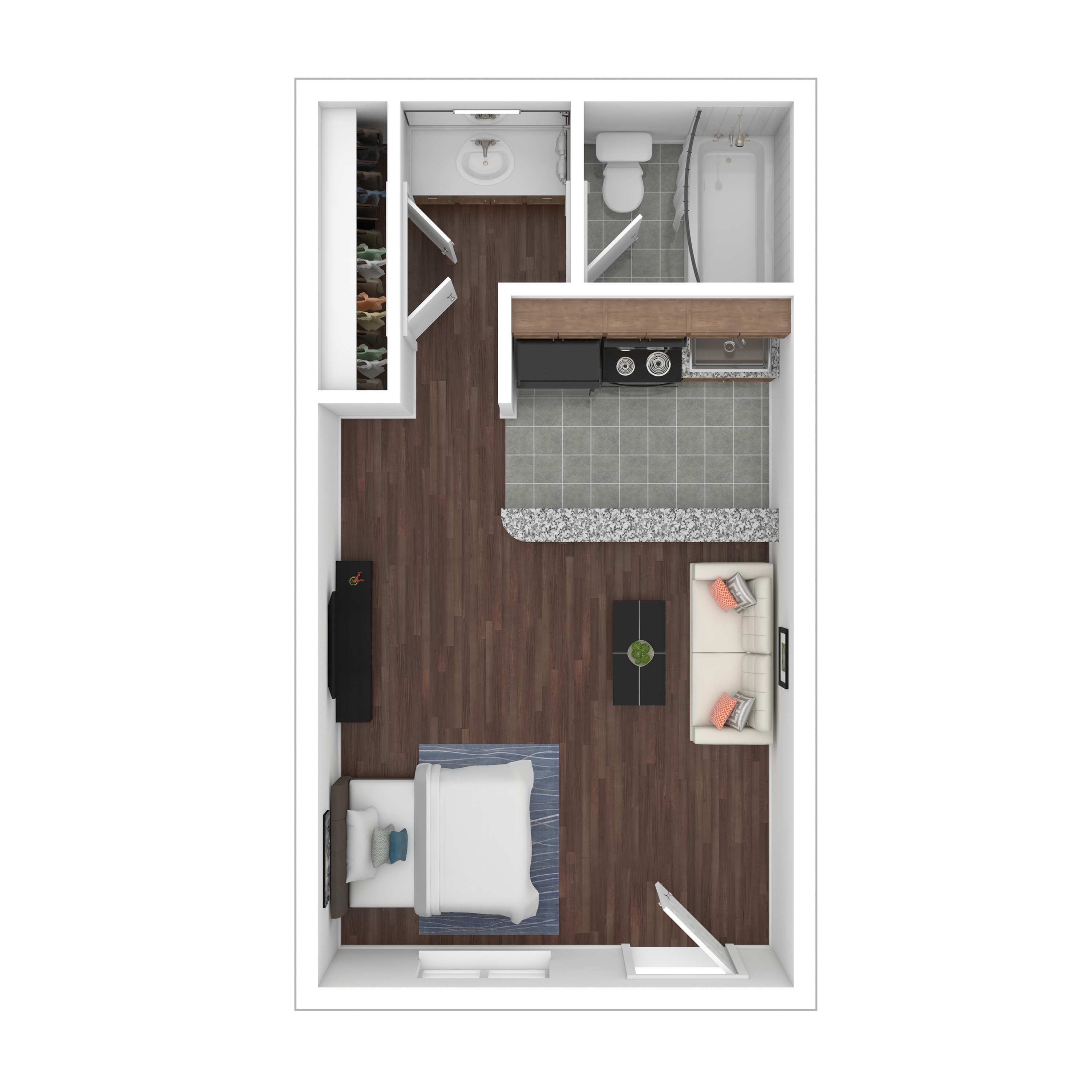 Solana - Studio Floorplan