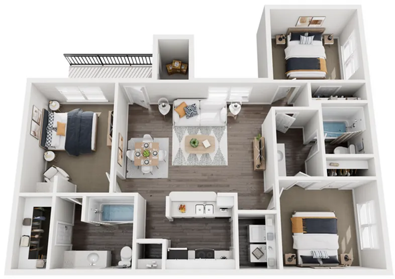 The Park on Forum - Spacious Floorplan