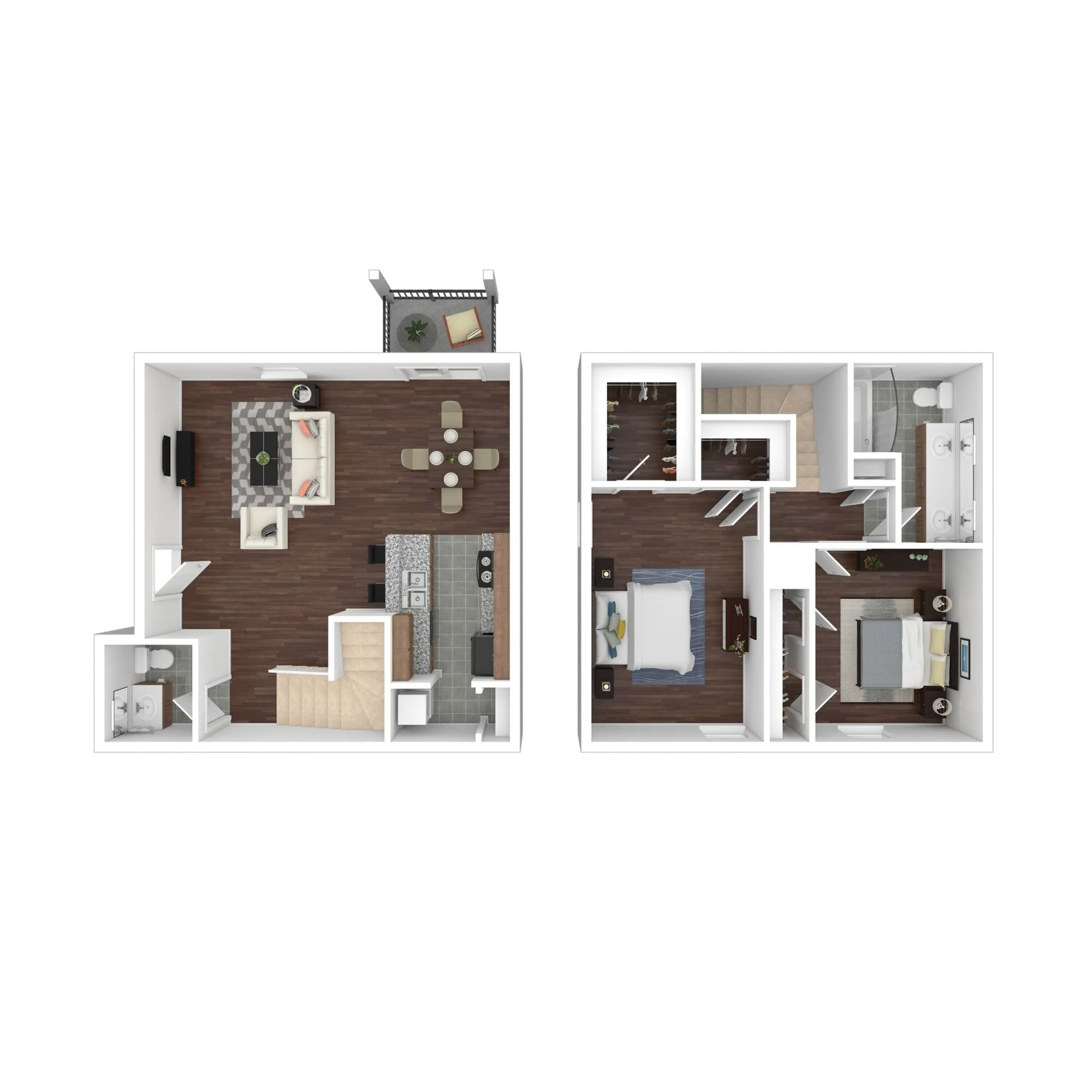 The Halston - Two-Story Floor Plan