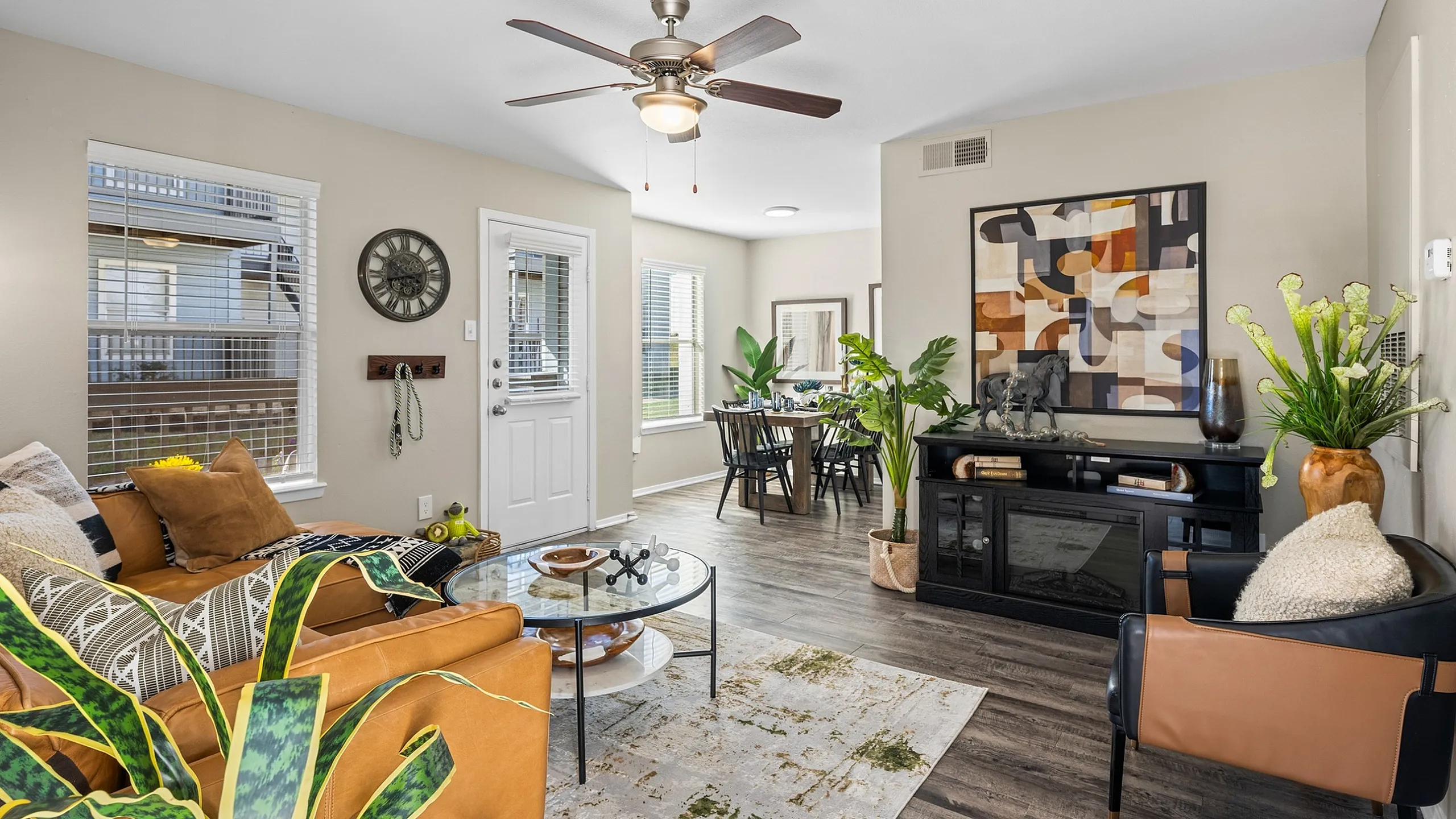 The Halston - 2 bed 2 bath model Living Room
