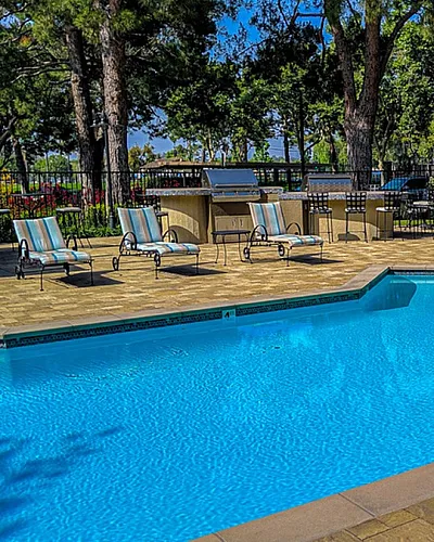 View of pool