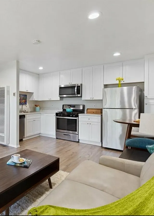 View of Apartment Kitchen