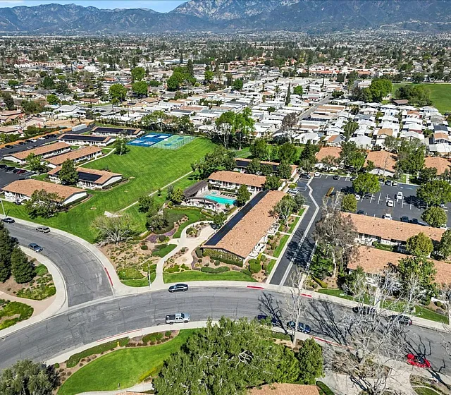 Overhead View of Property