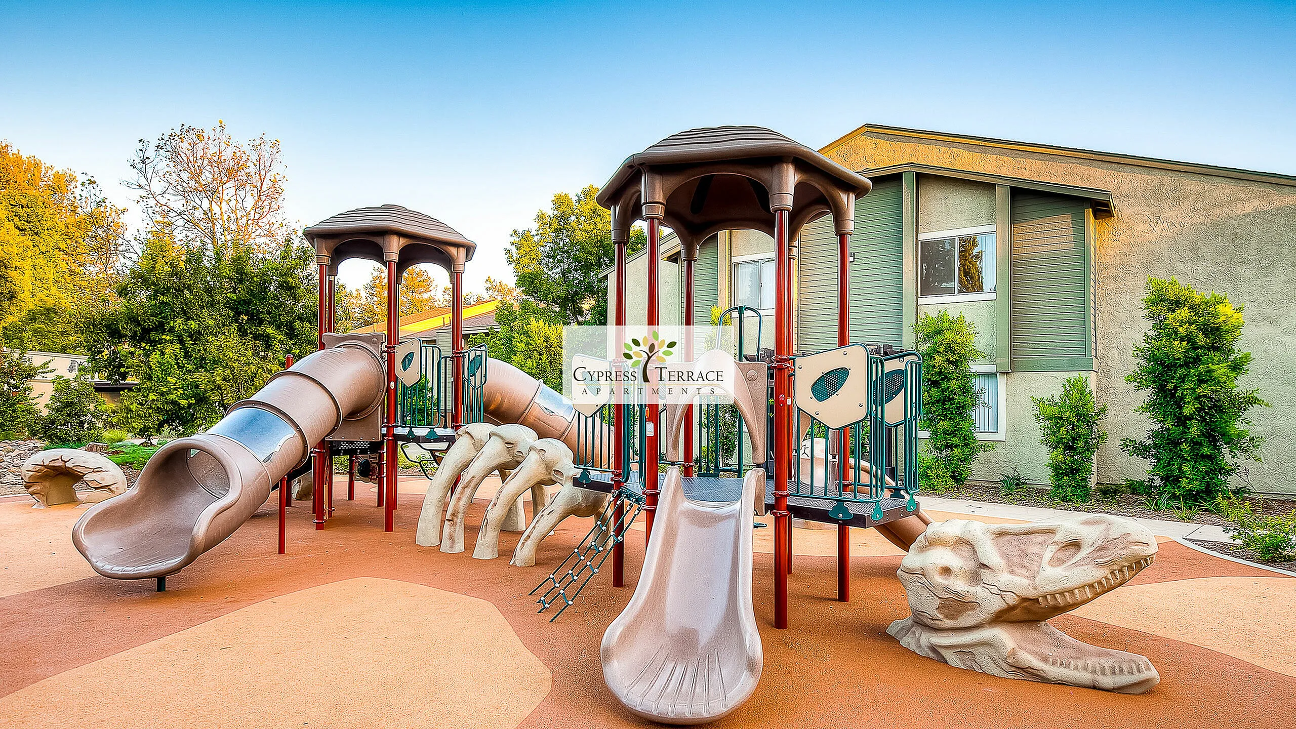 View of the kid's playground