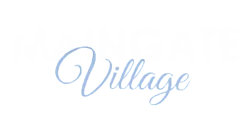 MainGate Village logo with elegant lettering.