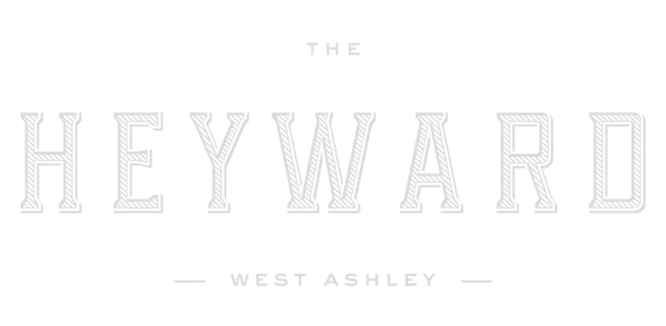 Elegant logo design for The Heyward, West Ashley, showcasing stylish typography.