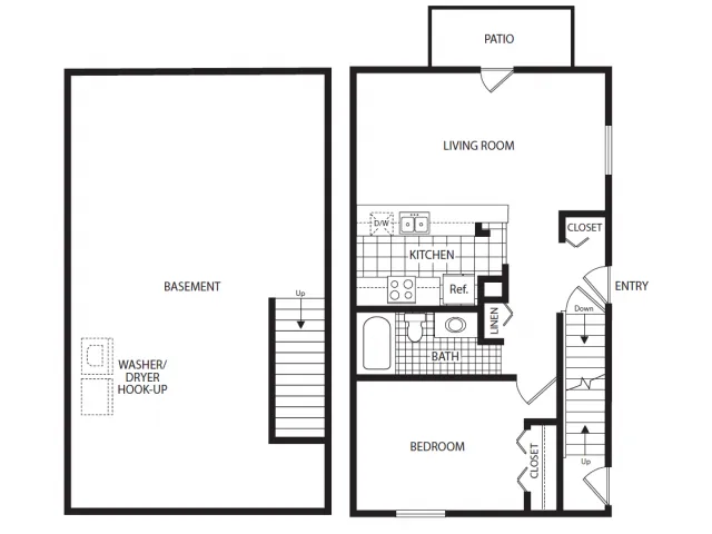Schafer Square LLC - One Bedroom (Lower)