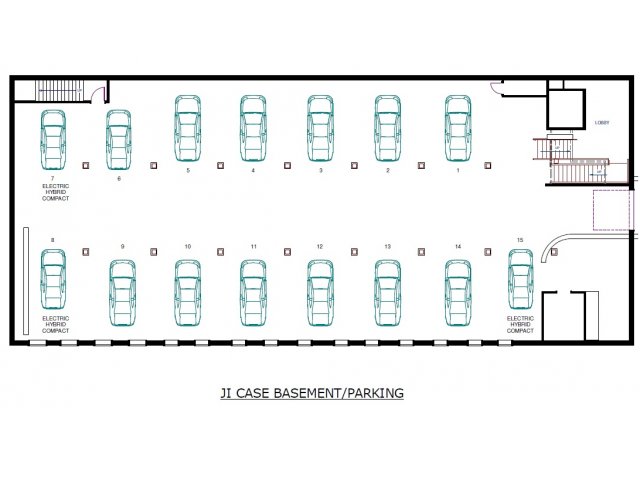 Image of Heated Underground Parking for JI Case Lofts