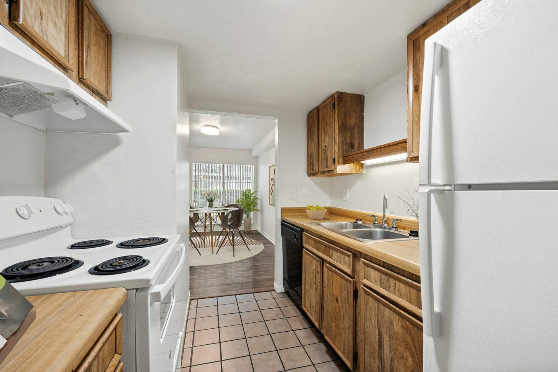 Kitchen and dining room