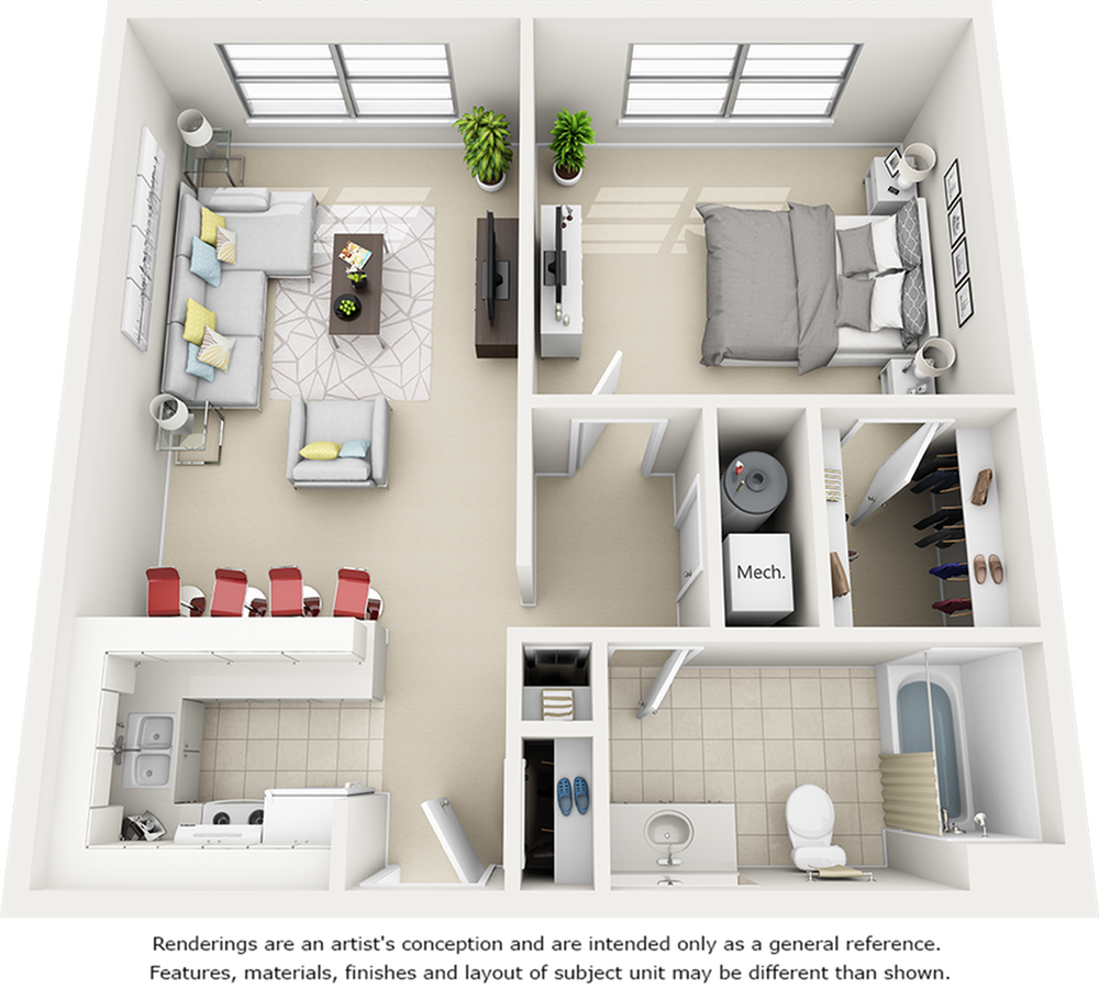 Holly with Enhanced Finishes 1 Bed Apartment Arbor Park