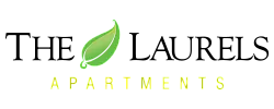 Eco-friendly apartments logo featuring a vibrant green leaf symbolizing sustainability and nature.