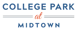 Sophisticated College Park at Midtown logo featuring elegant typography and stylish design elements.