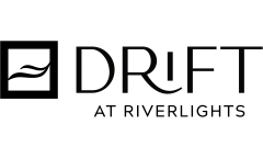 Sleek black Drift logo with modern typography design.