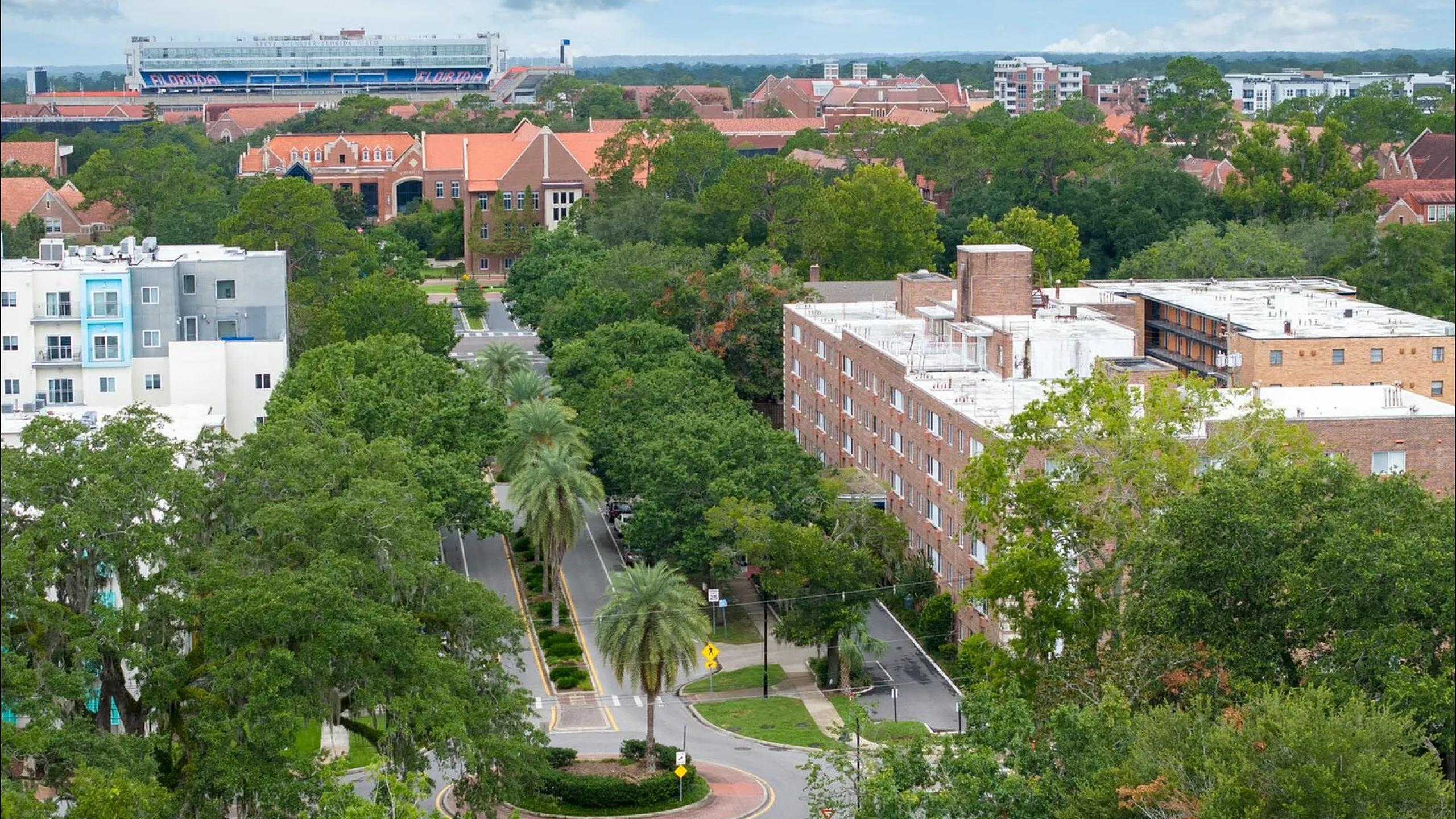 College Manor - Aerial View