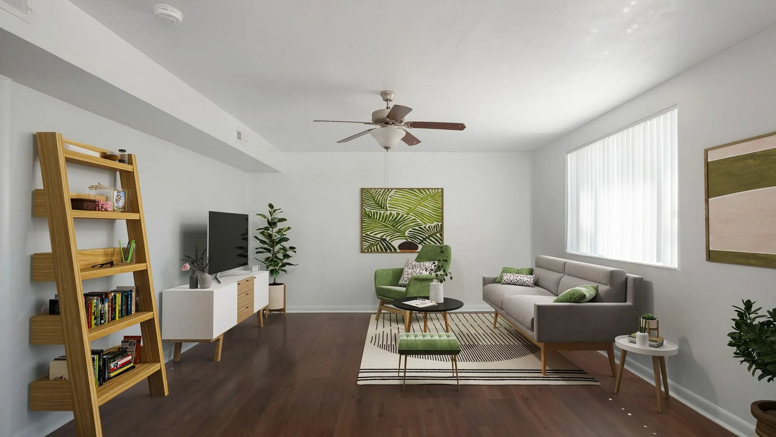 College Manor - Modern Living Room