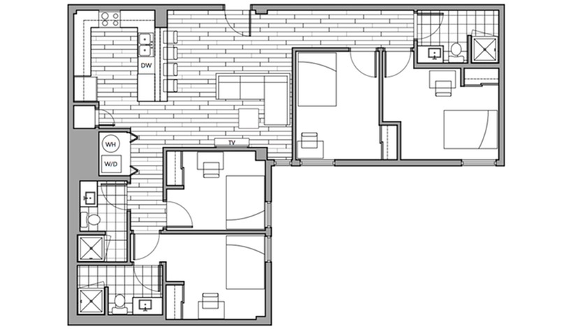 Floorplan 20 | Rise on 9th