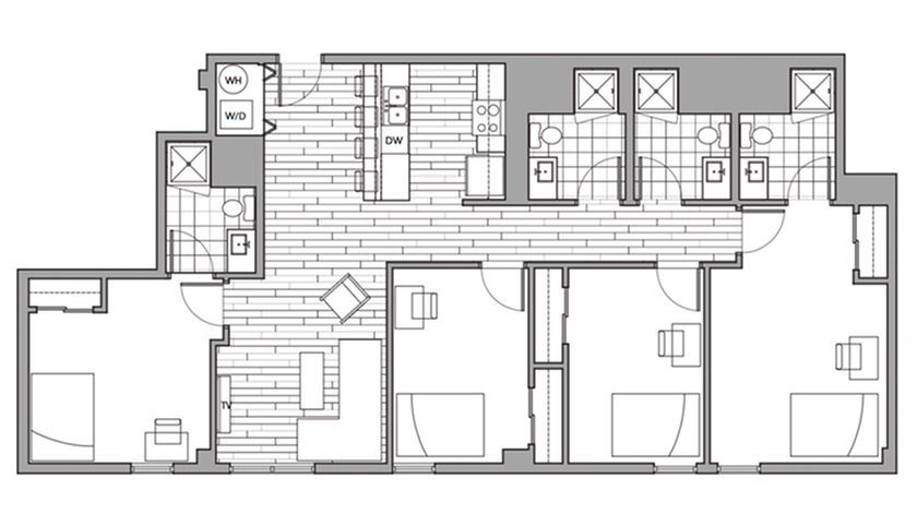Floorplan 7 | Rise on 9th