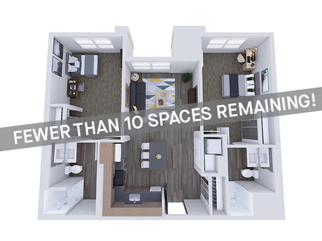 2x2 Floor Plan
