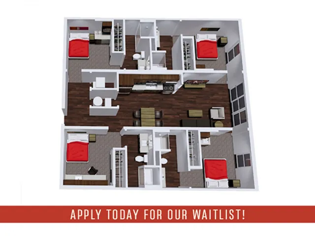 4x4 A Kitchenette