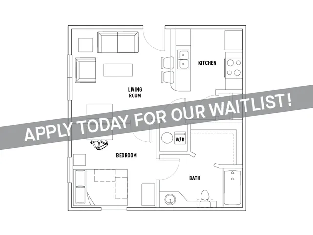 525: 1 Bed - 1 Bath