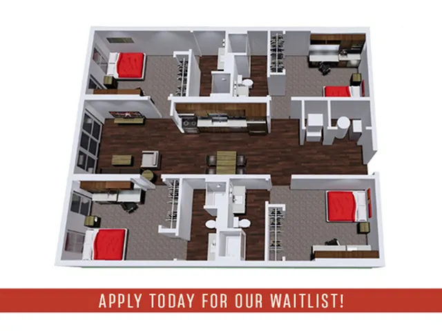 4x4 B Kitchenette Large