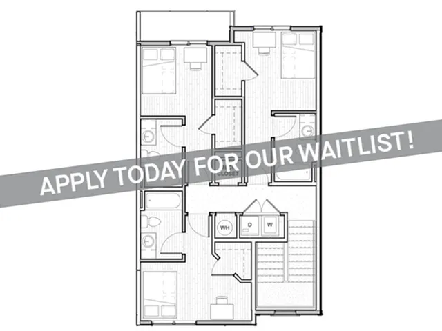 4x4 Townhome 2nd floor