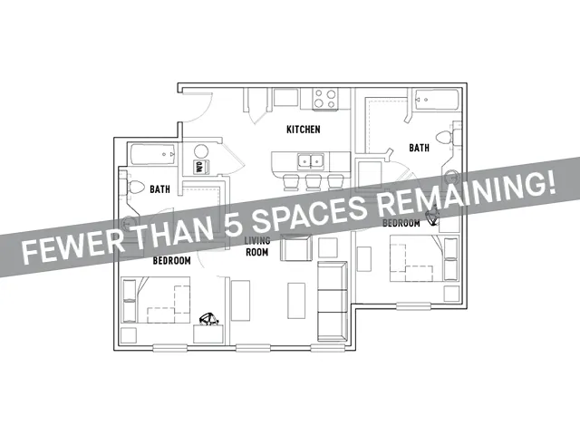 525: 2 Bed - 2 Bath