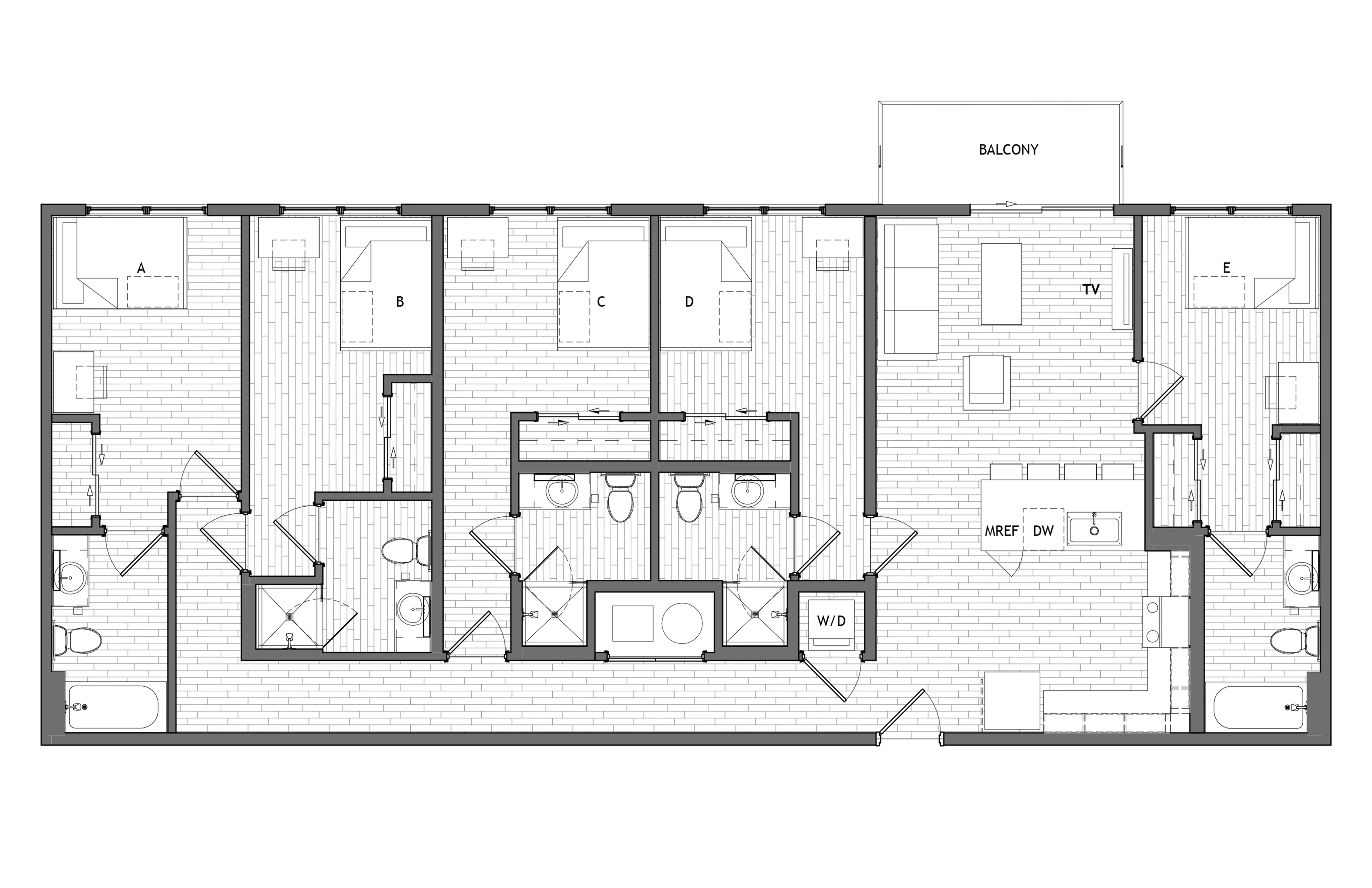 5x5 Balcony A